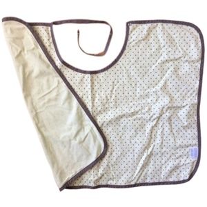 KUSHIES Nursing Cover COTTON yellow dots brown